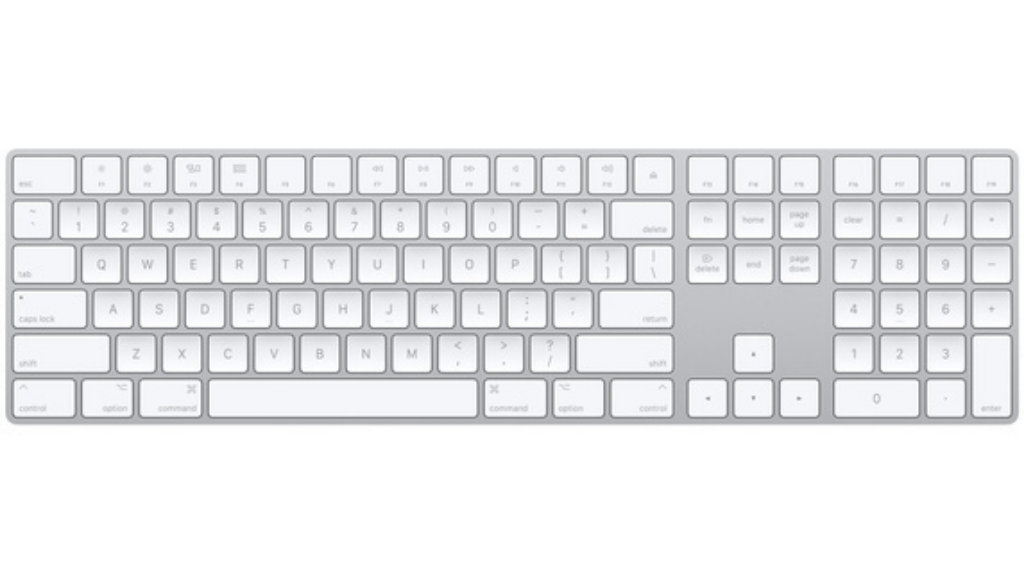 Magic Keyboard with Numeric Keypad - US English - Silver