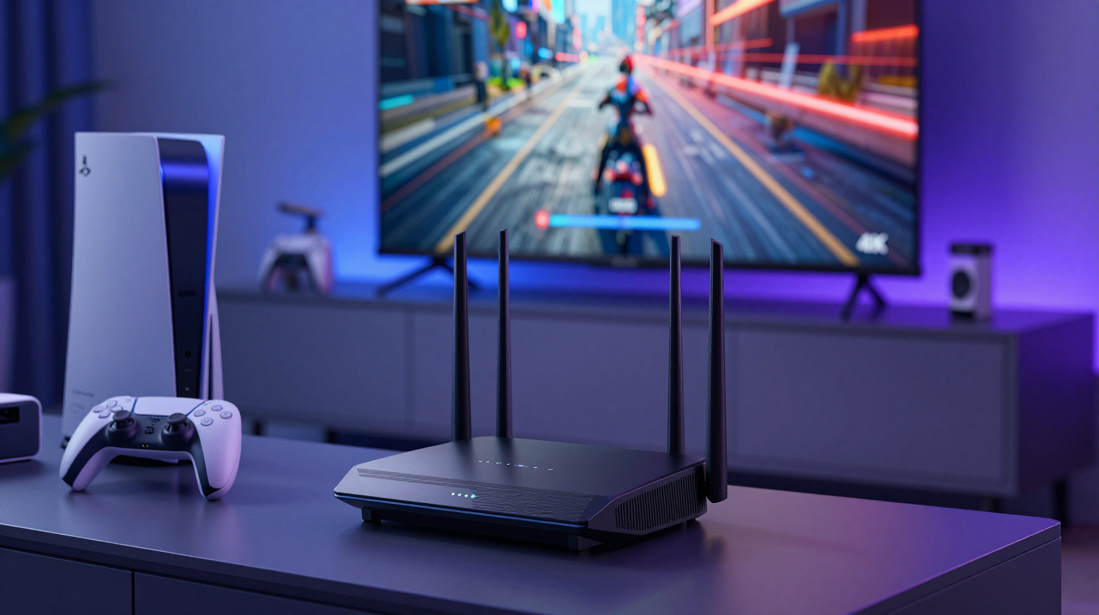 Asus RT-BE86U PS5 gaming router optimization