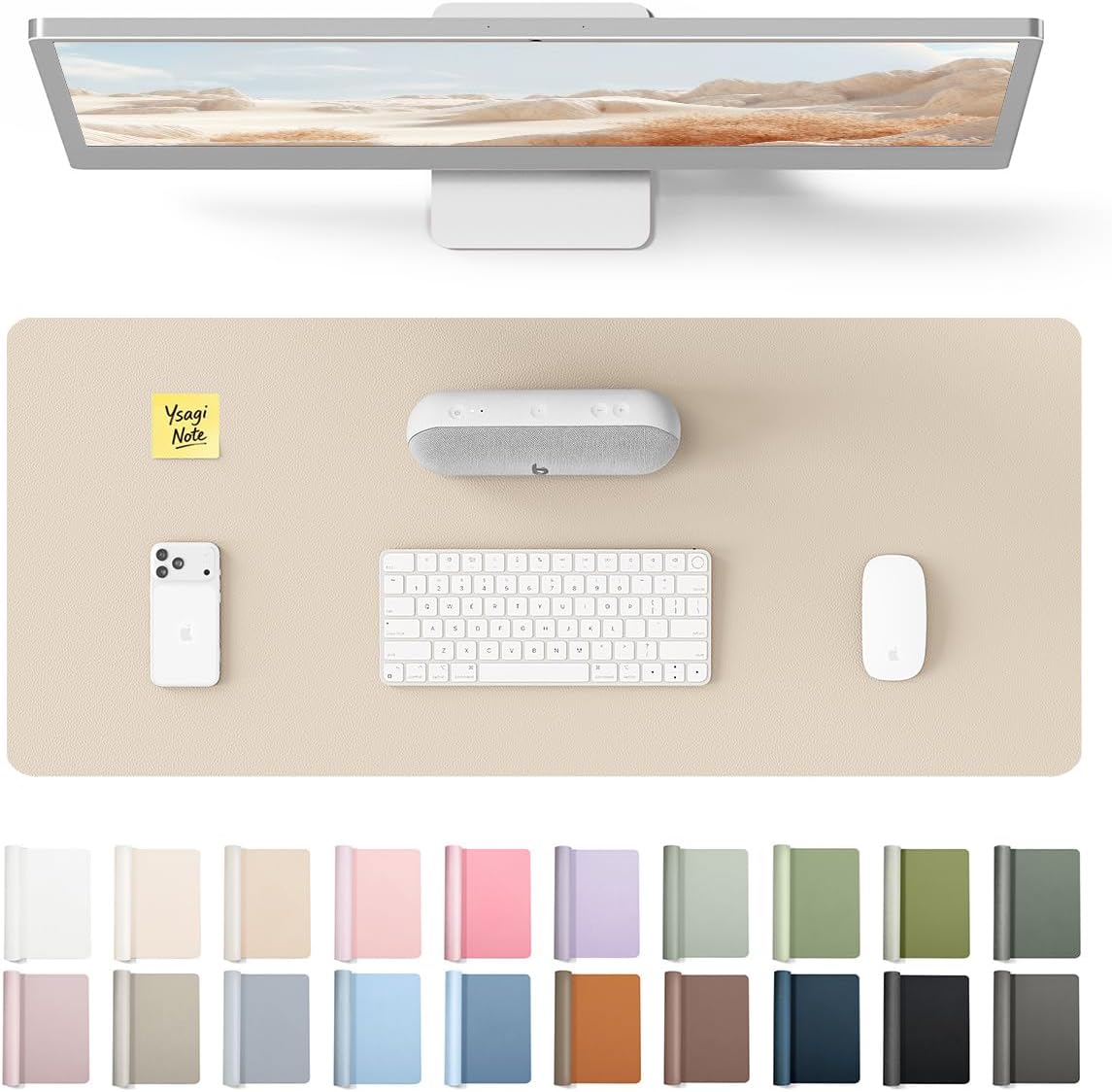 YSAGi Leather Desk Pad
