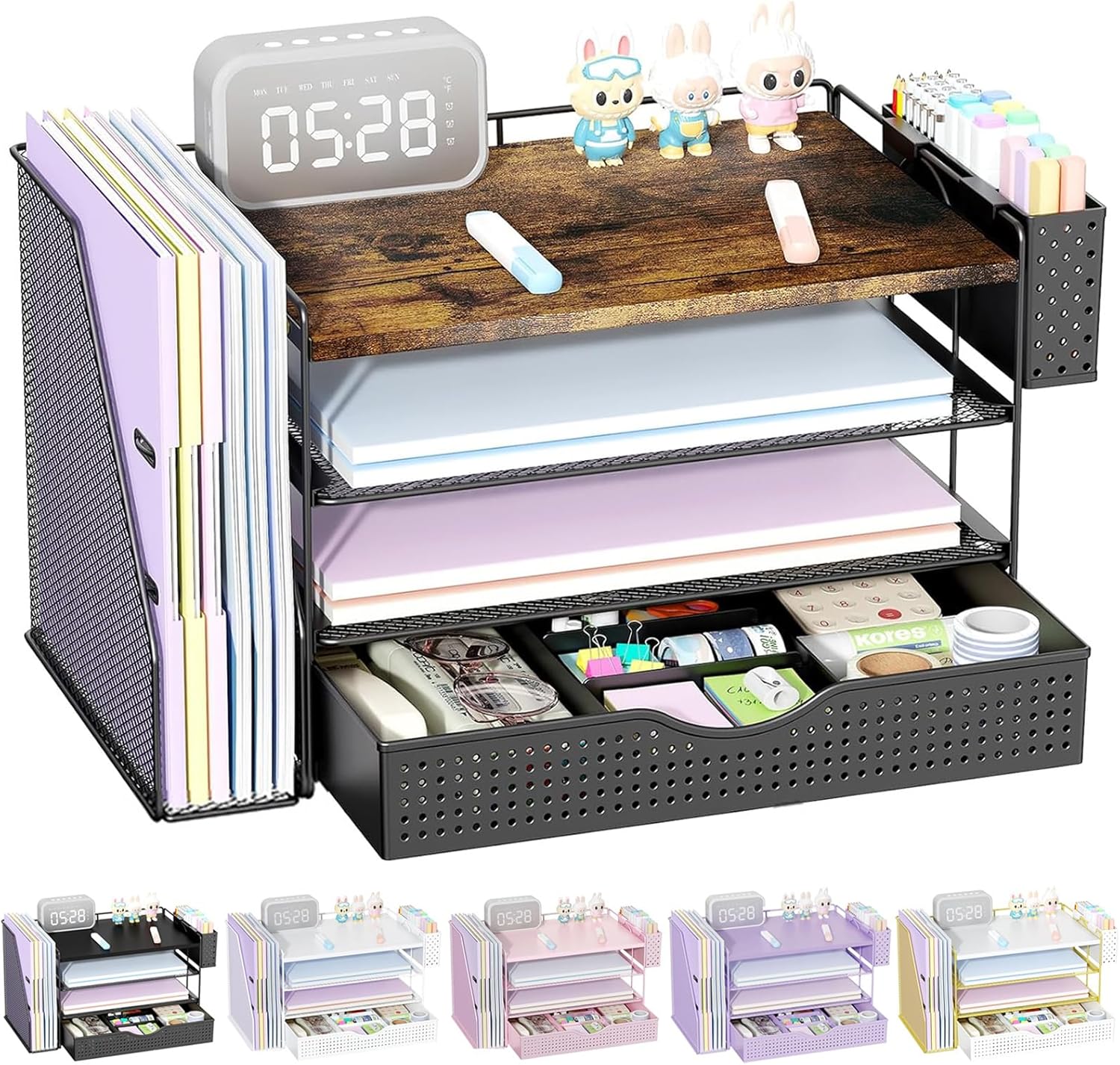 gianotter Wood Desk Organizers