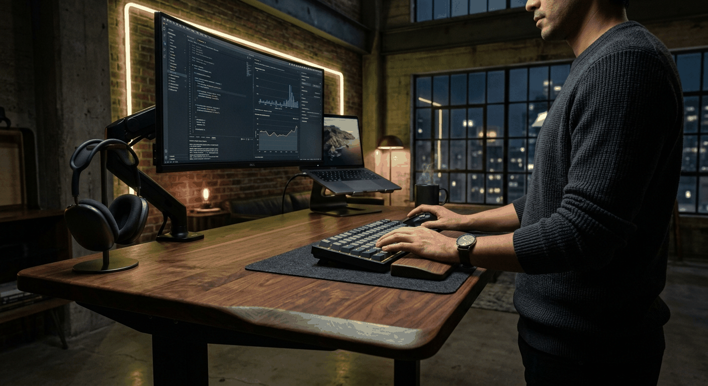 Standing desk wrist pain guide and 2026 solutions