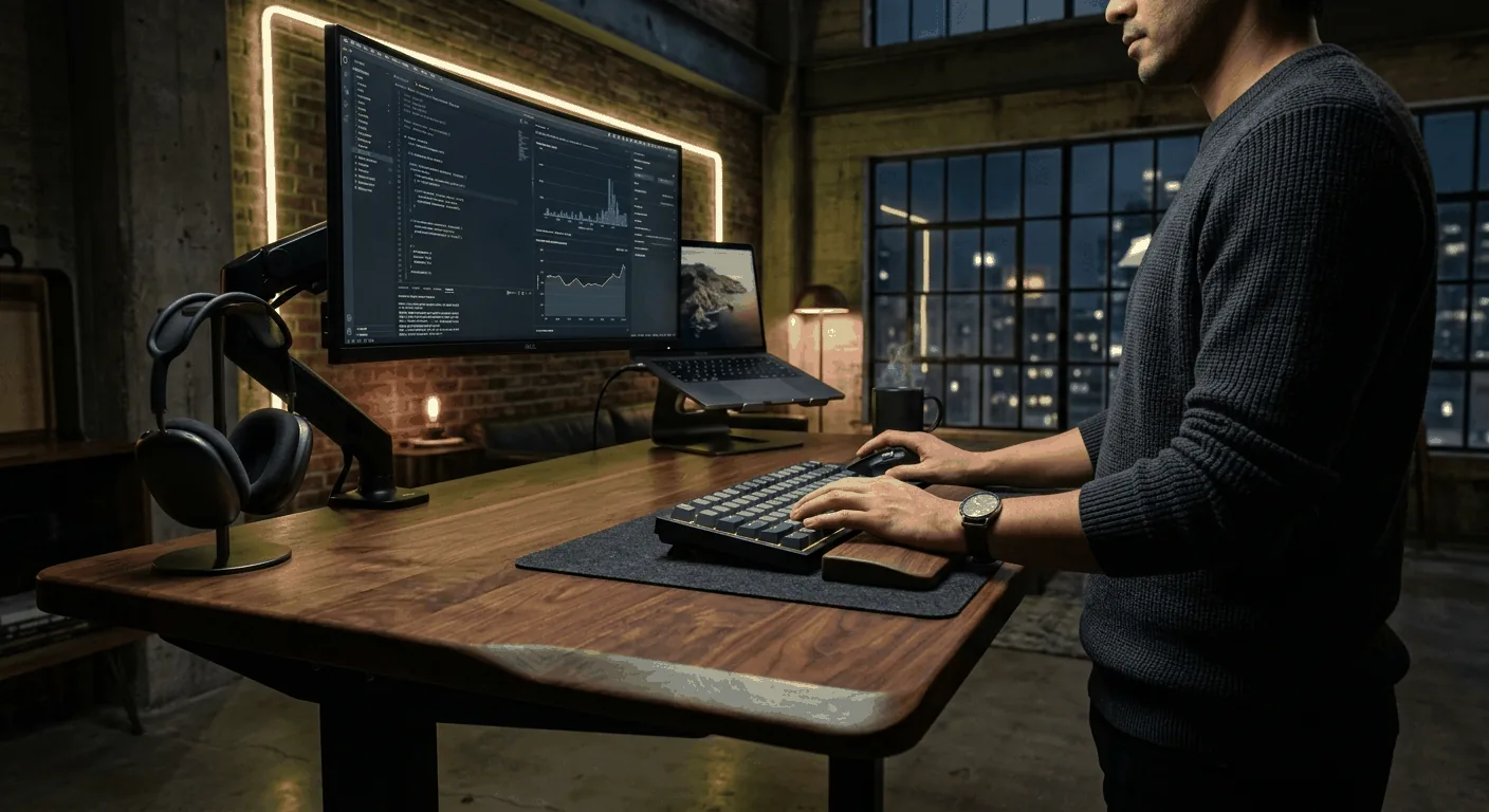 Standing desk wrist pain guide and 2026 solutions